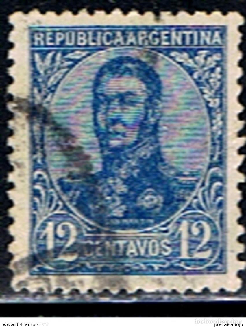 Sellos: ARGENTINA // YVERT 141 // 1908-09 ... USADO