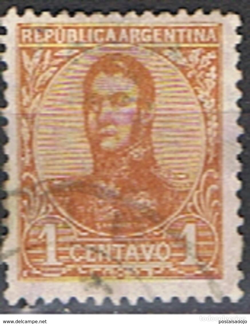 Sellos: ARGENTINA // YVERT 133 // 1908-09 ... USADO