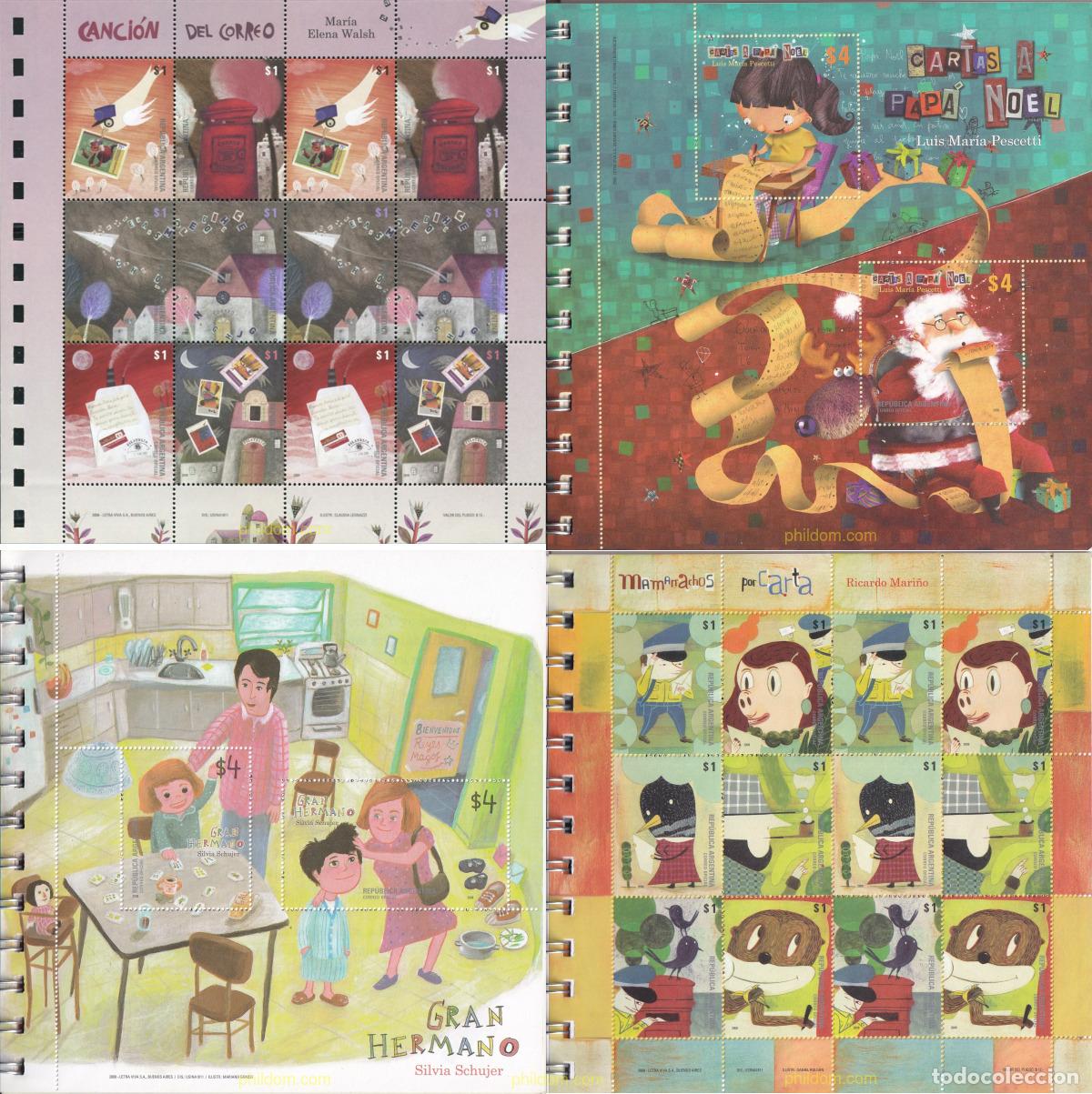 Sellos: 769083 MNH ARGENTINA 2008 CUENTOS Y CANCIONES INFANTILES