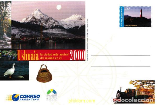 Sellos: 601548 MNH ARGENTINA 2000 USHUAIA LA CIUDAD MAS AUSTRAL DEL MUNDO EN EL 2000