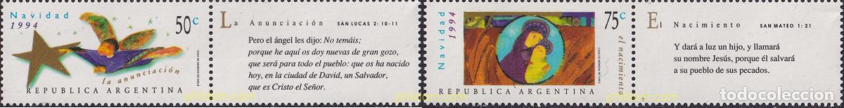 Sellos: 729965 MNH ARGENTINA 1994 NAVIDAD