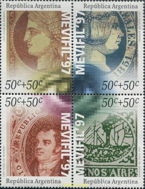 Sellos: 283725 MNH ARGENTINA 1997 EXPOSICION MUNDIAL DE MEDIOS AUDIOVISUALES