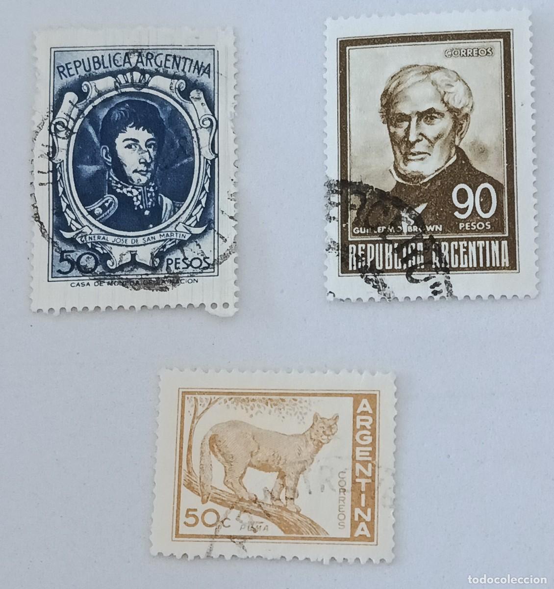 Sellos: Sellos Argentina 1970 Serie de uso corriente.