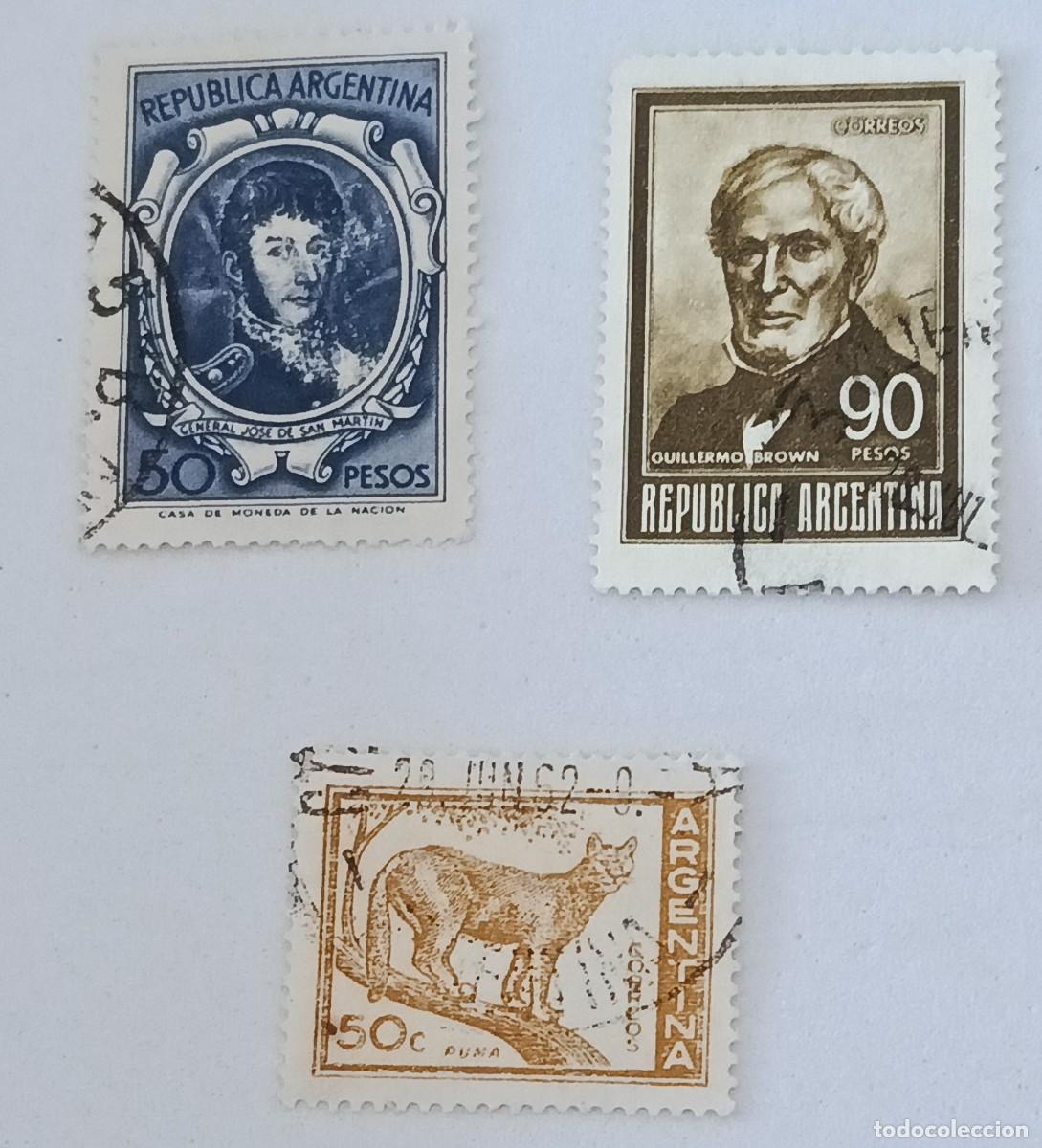 Sellos: Sellos Argentina 1970 Serie de uso corriente.