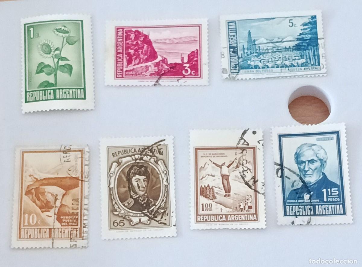 Sellos: Sellos Argentina 1971 -1972 Serie de uso corriente.