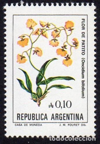 Sellos: Argentina. Flor de Patito. 1985. YT-1475. Nuevo