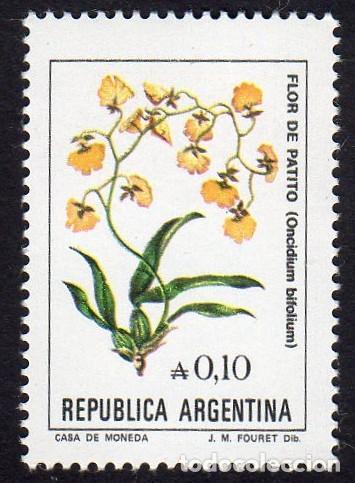 Sellos: Argentina. Flor de Patito. 1985. YT-1475. Nuevo