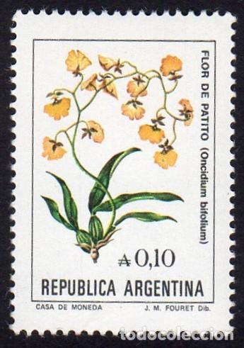 Sellos: Argentina. Flor de Patito. 1985. YT-1475. Nuevo