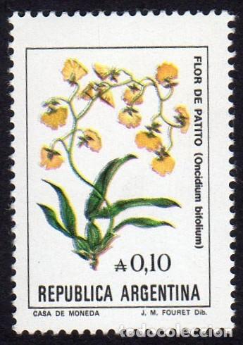 Sellos: Argentina. Flor de Patito. 1985. YT-1475. Nuevo