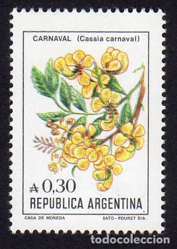 Sellos: Argentina. Flor Carnaval. 1985. YT-1477. Nuevo
