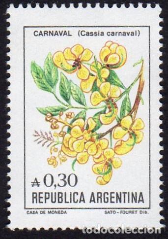 Sellos: Argentina. Flor Carnaval. 1985. YT-1477. Nuevo
