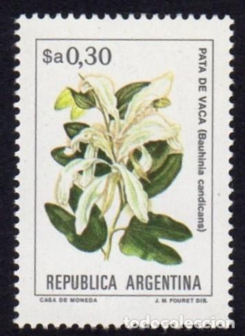 Sellos: Argentina. Flor Pata de Vaca. 1983. YT-1355. Nuevo