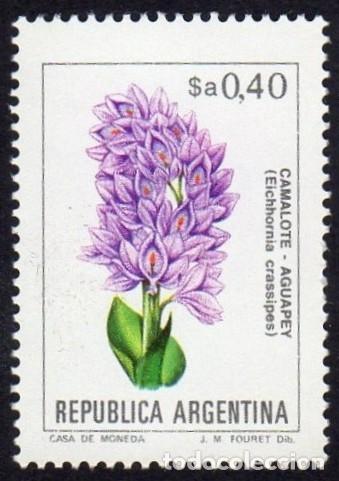 Sellos: Argentina. Flores. Camalote. 1983. YT-1388. Nuevo