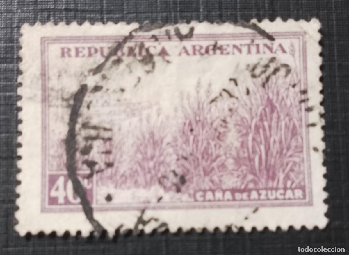Sellos: V/F 40 CENTAVOS - A&Ntilde;O 1949 - CA&Ntilde;A DE AZUCAR - YV 378