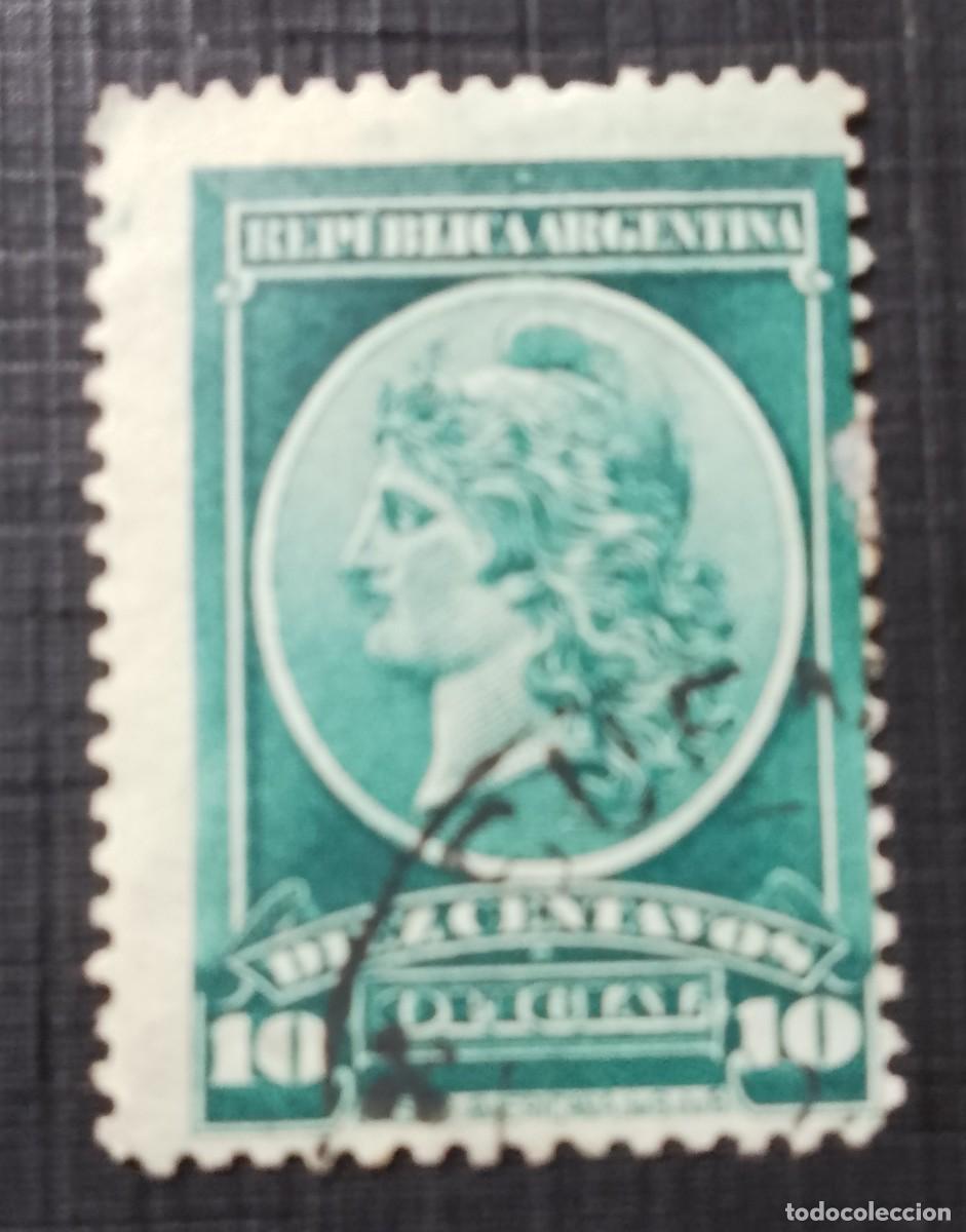 Sellos: V/F 10 CENTAVOS - EFIGIE, MONEDA