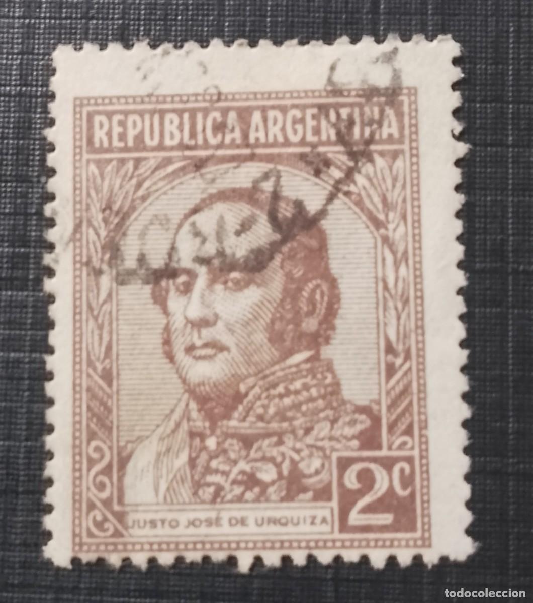 Sellos: V/F 2 C - JUSTO JOS&Eacute; DE URQUIZA