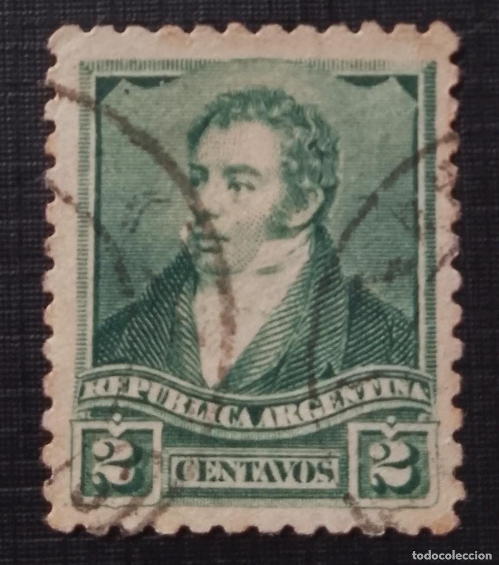 Sellos: V/F 2 CENTAVOS - BERNARDINO RIVADAVIA