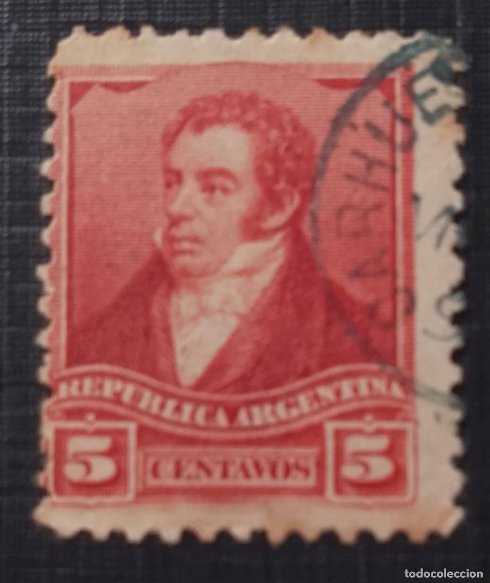 Sellos: V/F 5 CENTAVOS - BERNARDINO RIVADAVIA