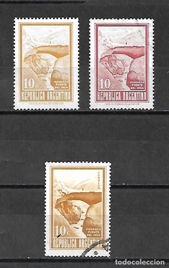 Sellos: Puente del Inca, Mendoza . Argentina, sellos a&ntilde;os 1959/72