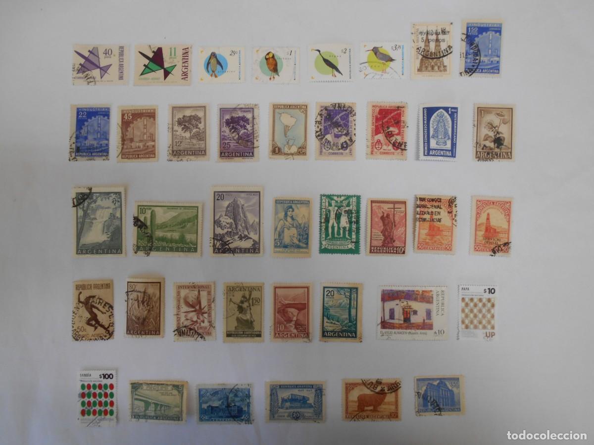 Sellos: ARGENTINA, 70 SELLOS DIFERENTES, LOTE 2