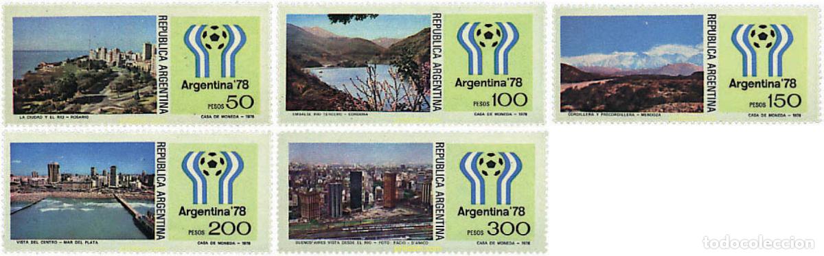 Sellos: 60369 MNH ARGENTINA 1978 COPA DEL MUNDO DE FUTBOL. ARGENTINA-78