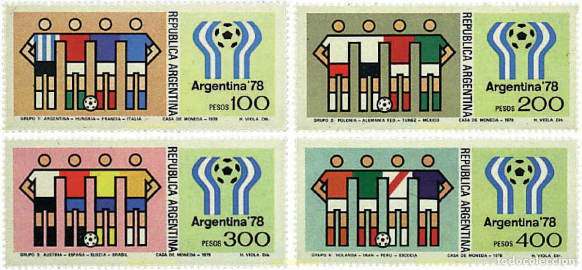 Sellos: 26433 MNH ARGENTINA 1978 COPA DEL MUNDO DE FUTBOL. ARGENTINA-78