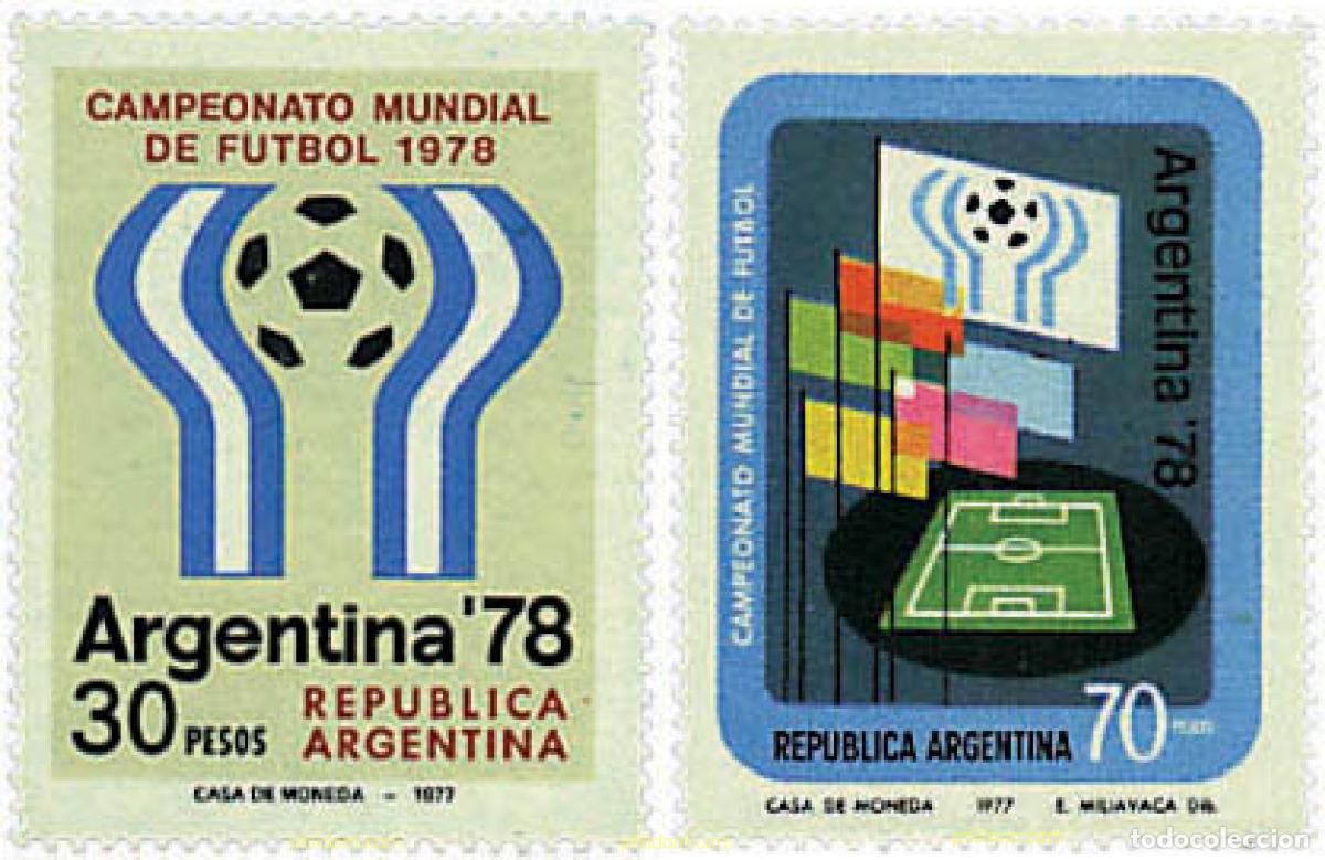 Sellos: 77945 MNH ARGENTINA 1977 COPA DEL MUNDO DE FUTBOL. ARGENTINA-78