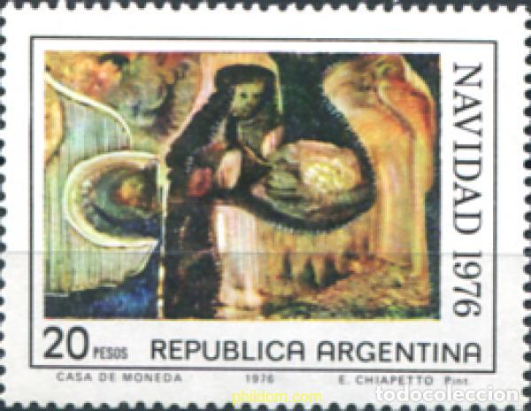 Sellos: 283374 MNH ARGENTINA 1976 NAVIDAD