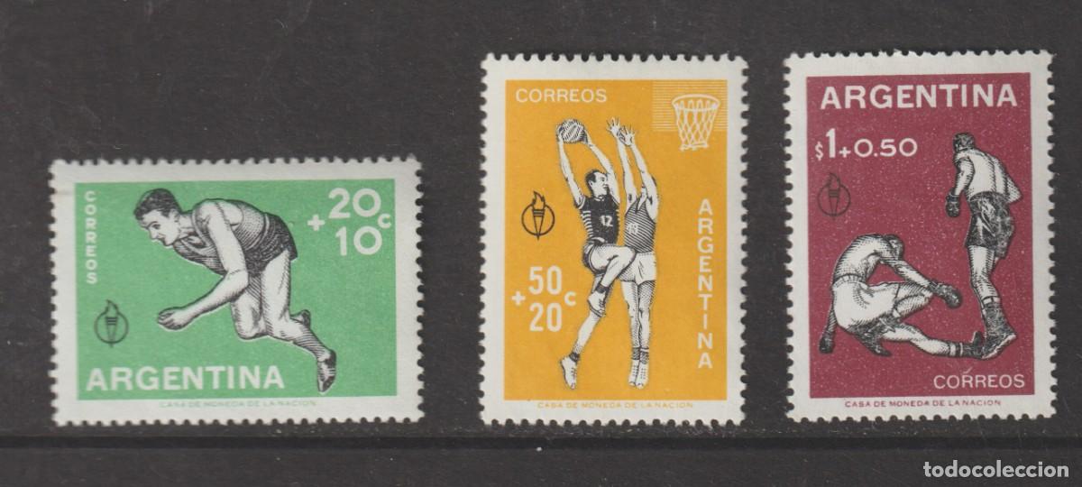 Sellos: Argentina 1959 - Yvert 607/609 mnh**