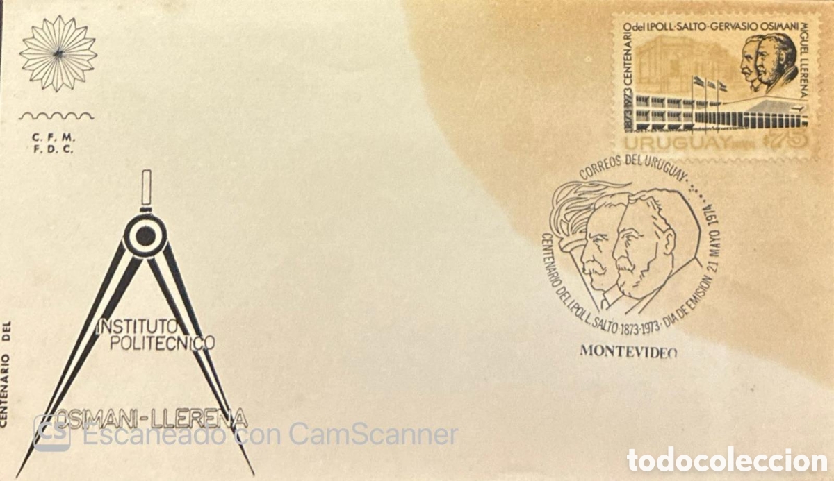 Sellos: CA) URUGUAY 1975. 150th anniversary of the Battle of Sarand&iacute; (1825) / commemorative issue of Uruguay