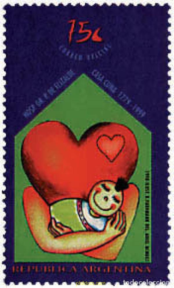 Sellos: 159389 MNH ARGENTINA 1998 250 ANIVERSARIO DEL HOSPITAL Dr.P.DE ELIZALDE, CASA CUNA