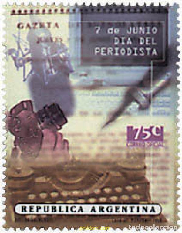 Sellos: 35526 MNH ARGENTINA 1998 DIA DEL PERIODISTA