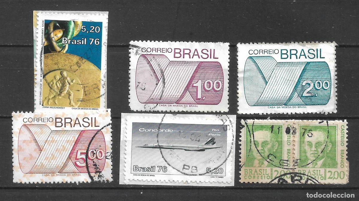 Sellos: brasil 7 sellos usado - 19/35