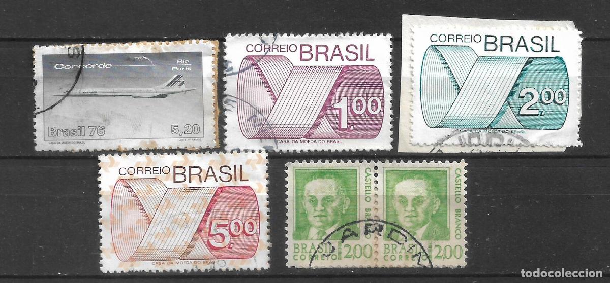 Sellos: brasil 6 sellos usado - 19/35