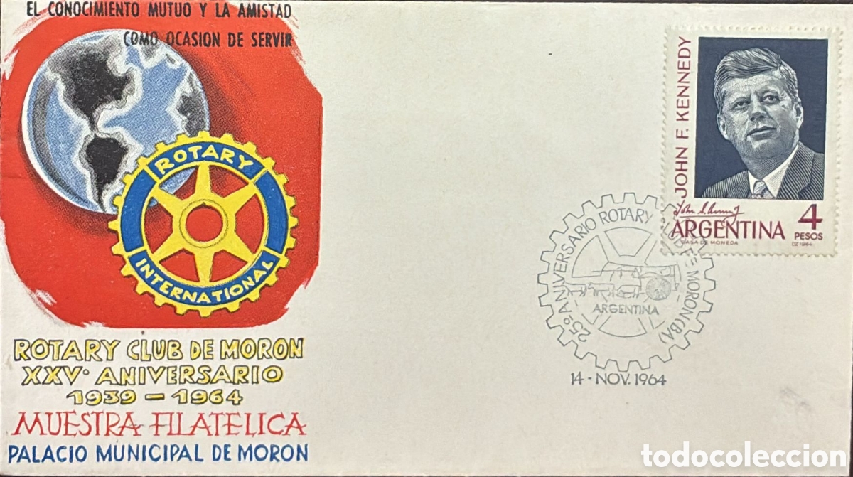 Sellos: CA)Argentina 1964 .Rotary Club commemorative covers and first day covers issued