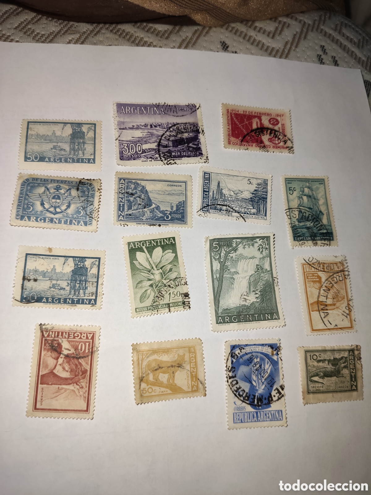 Sellos: 15 sellos variados antiguos de Argentina no repetidos