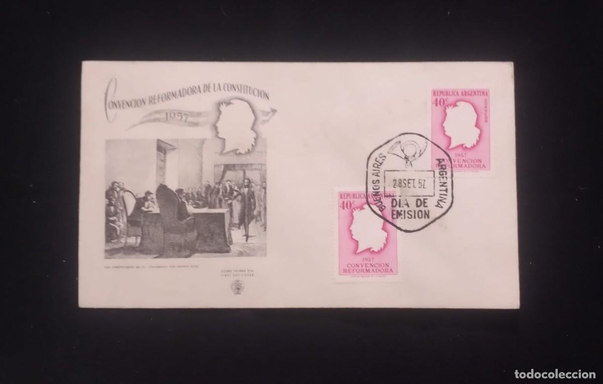 Sellos: TS) 1957 ARGENTINA, FDC,CONSTITUTIONAL REFORM CONVENTION,VF.