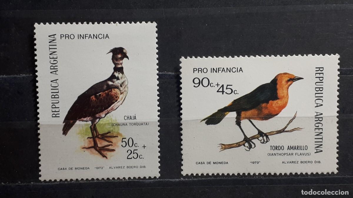 Sellos: ARGENTINA. A&Ntilde;O 1973. **. YVERT 941/2