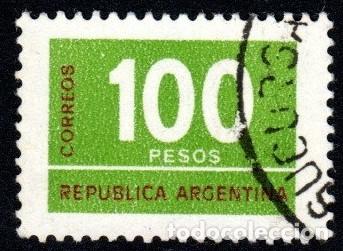 Sellos: Argentina. Cifras. 1976. YT-1048. Usado