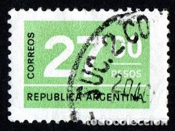 Sellos: Argentina. Cifras. 1976. YT-1046. Usado