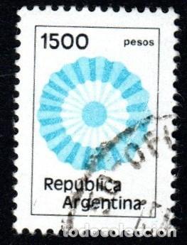 Sellos: Argentina. Colores Nacionales. 1981. YT-1279. Usado
