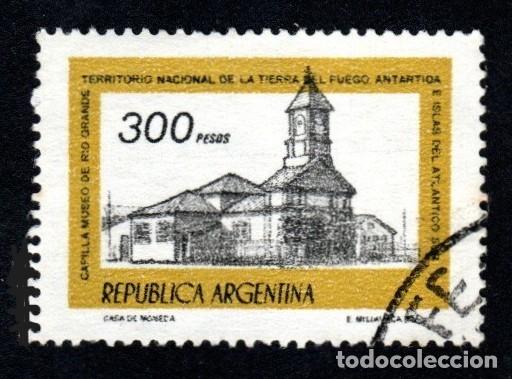 Sellos: Argentina. Capilla Museo de Rio Grande. 1978. YT-1134. Usado