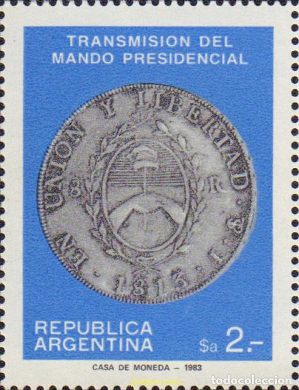Sellos: 283587 MNH ARGENTINA 1983 TRNSMISION DEL MANDATO PRESIDENCIAL