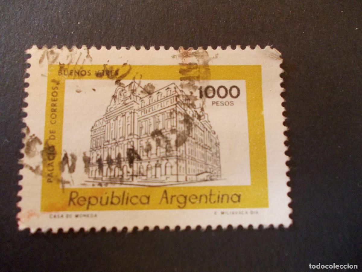 Timbres: Sello Palacio de Correos 1000 pesos Argentina Buenos Aires filatelia arquitectura