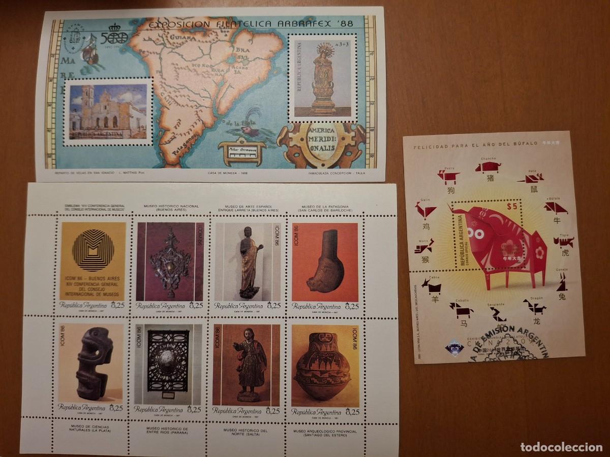 Timbres: HB399 HOJITAS BLOQUE de ARGENTINA en NUEVO ideal para tematicas (leer descripcion)