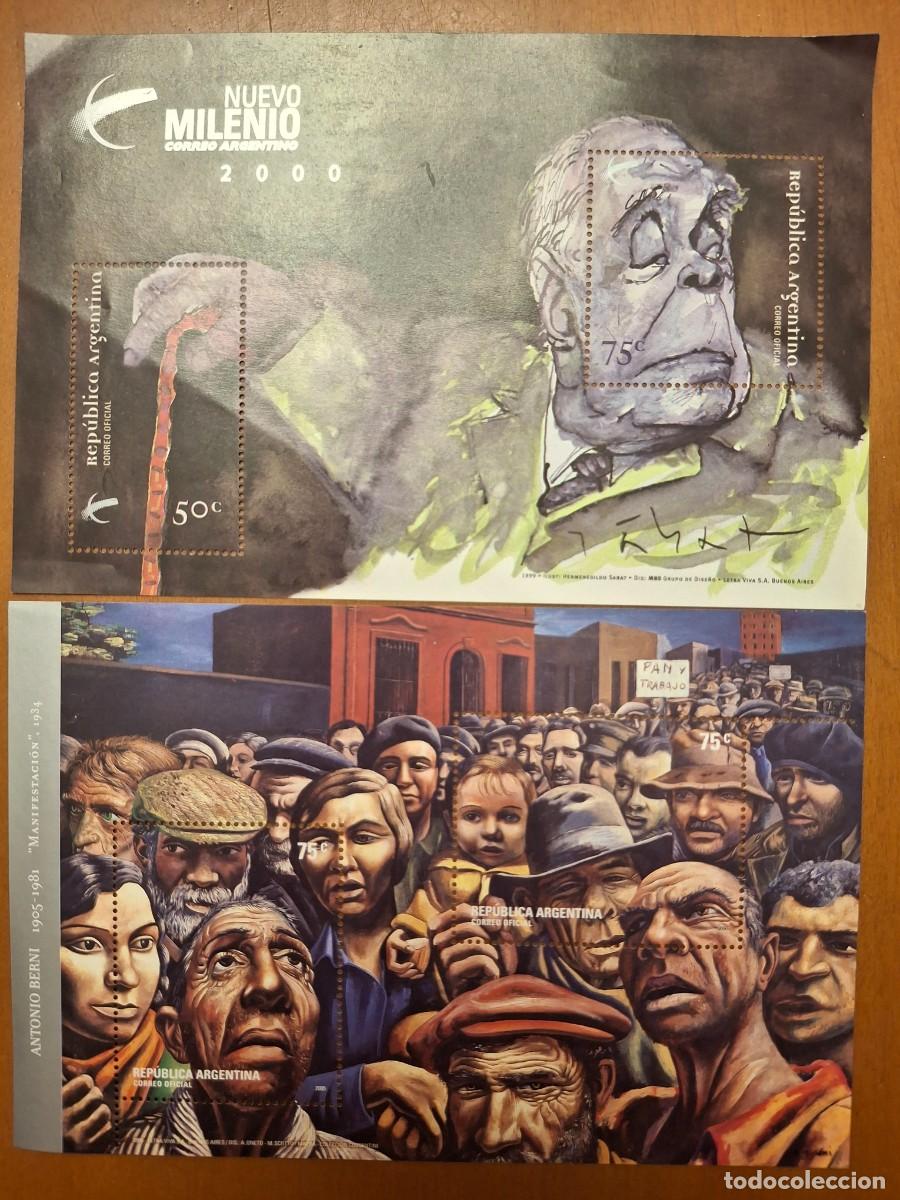Selos: HB406 HOJITAS BLOQUE de ARGENTINA en NUEVO ideal para tematicas (leer descripcion)
