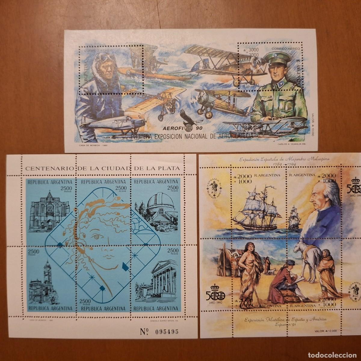 Francobolli: HB413 HOJITAS BLOQUE de ARGENTINA en NUEVO ideal para tematicas (leer descripcion)
