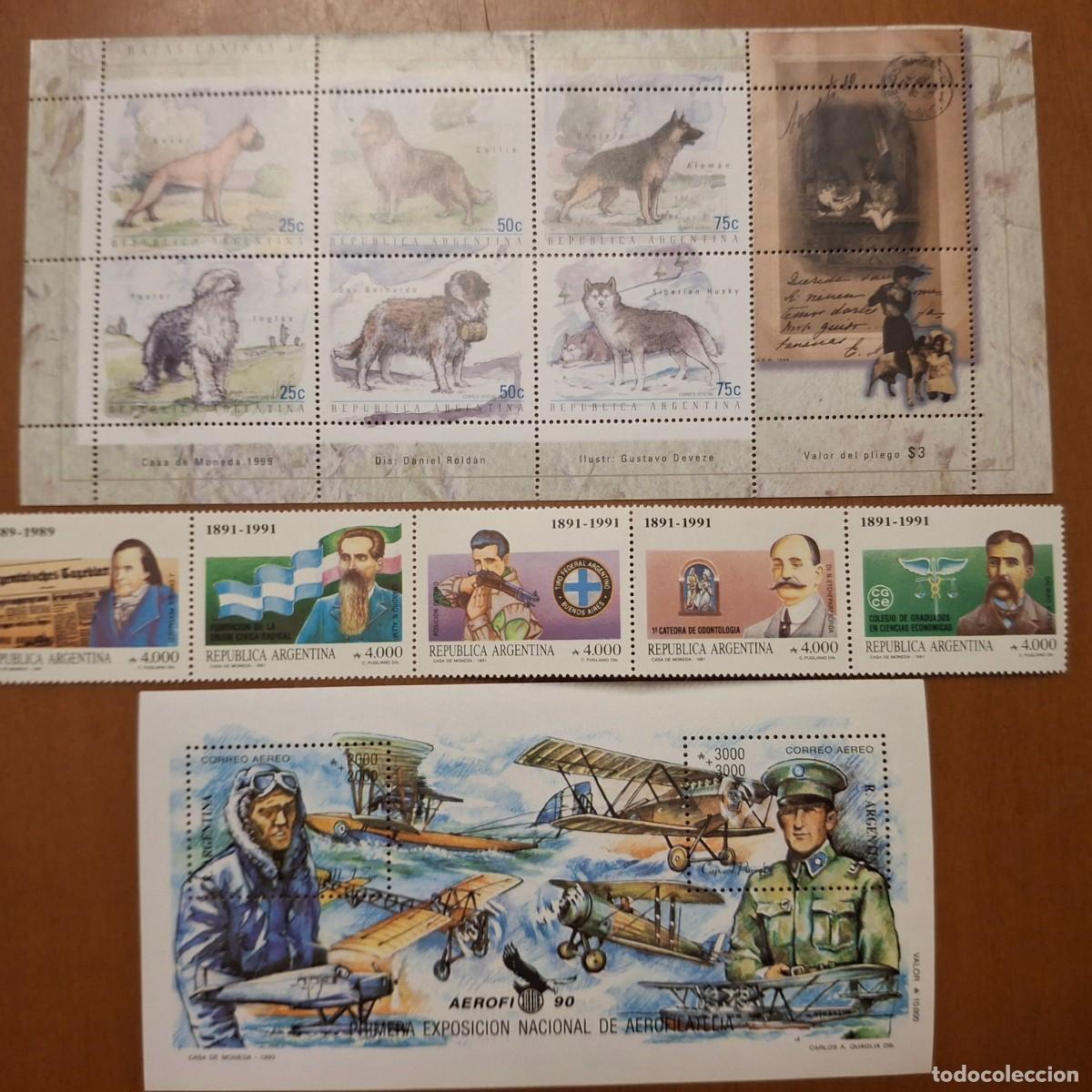 Stamps: HB415 HOJITAS BLOQUE de ARGENTINA en NUEVO ideal para tematicas (leer descripcion)