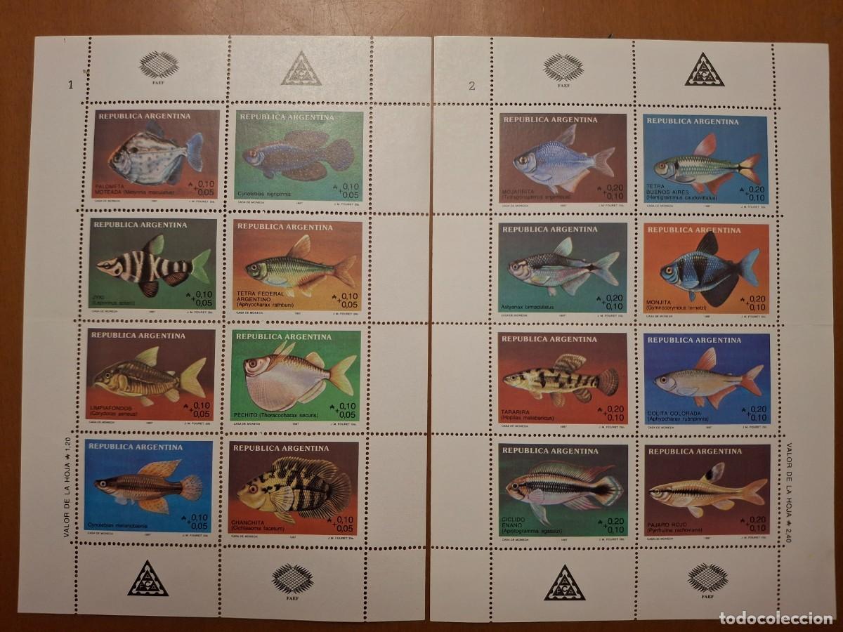 Stamps: HB423 HOJITAS BLOQUE de ARGENTINA en NUEVO ideal para tematicas (leer descripcion)