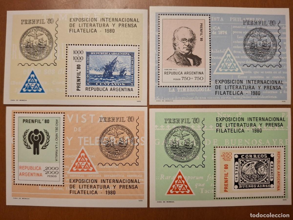 Sellos: HB424 HOJITAS BLOQUE de ARGENTINA en NUEVO ideal para tematicas (leer descripcion)